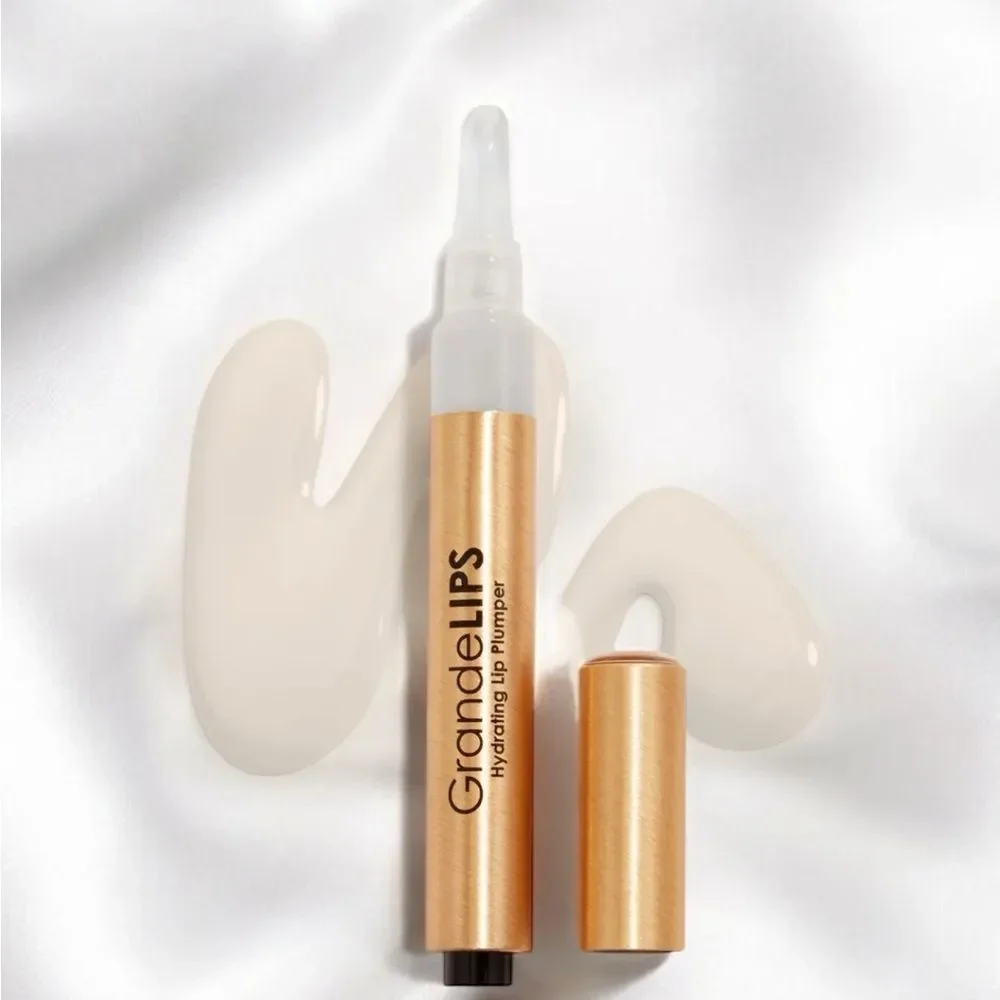 New in Box Grande Lips Hydrating Lip Plumper Clear Gloss